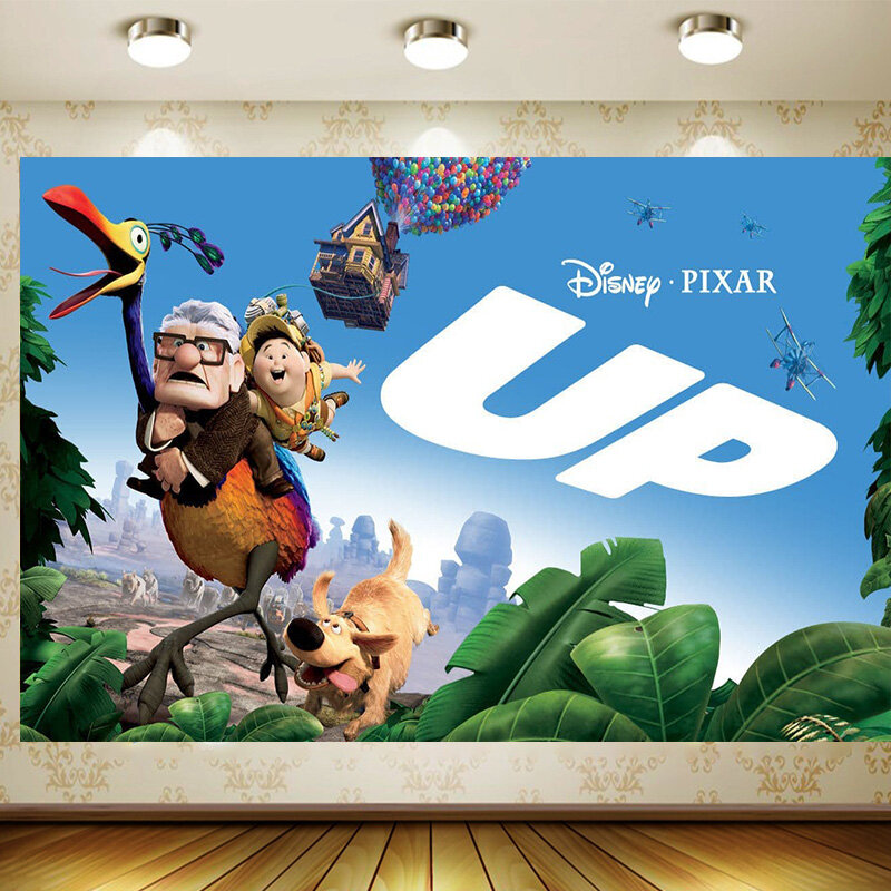 UP Party Supplies Decoration Customize game Backdrop Baby Shower Banner Kid Faovr Room Decor