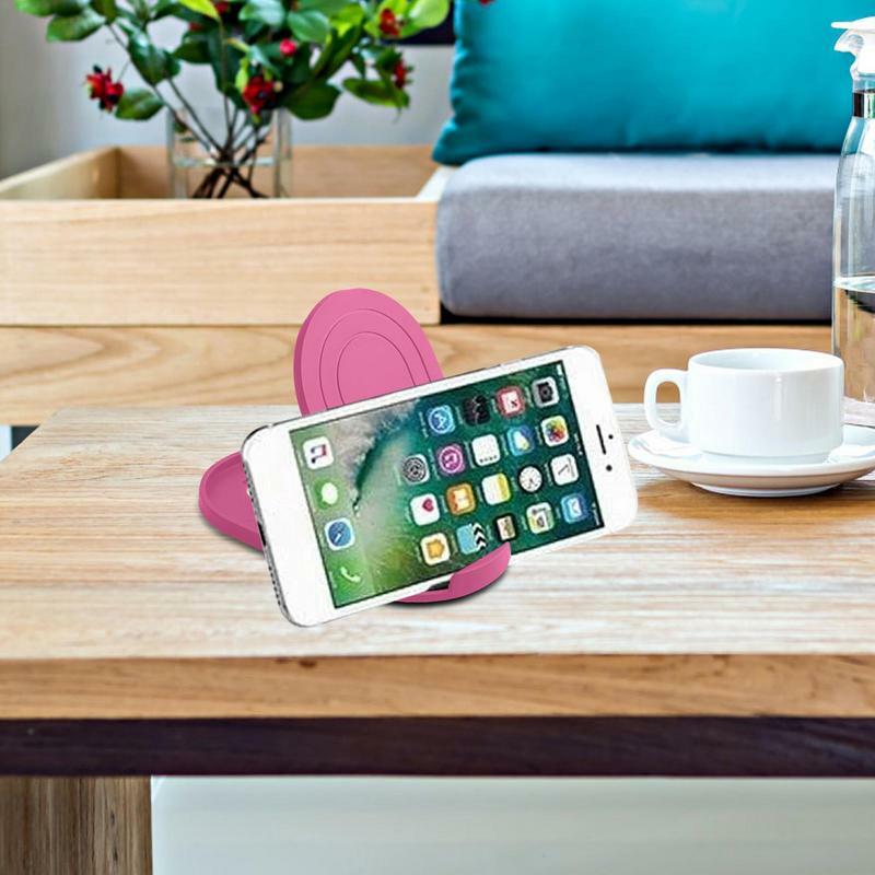 Supporto pieghevole per telefono cellulare supporto per telefono da tavolo pieghevole completamente regolabile supporto per cavalletto universale per Smartphone