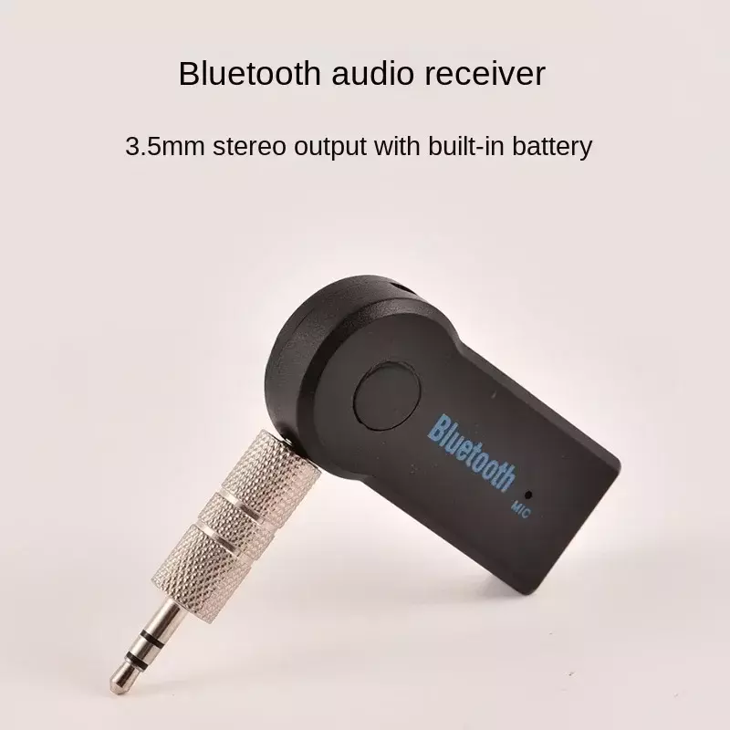 Kompatybilny z Bluetooth 5.0 odbiornik Audio AUX samochodowy Bluetooth kompatybilny z USB konwerter 3.5mm bezprzewodowy Adapter Audio samochód Acesssories