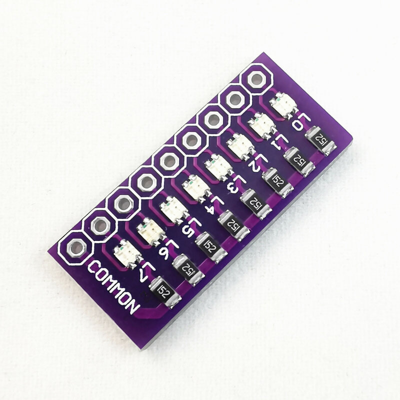 50PCS 8-bit Port Test Lamp Indicator Red/Green/Blue/Pink/Purple/Yellow 11 Kinds of Color For STM32 STC 51 AVR PIC Arduino