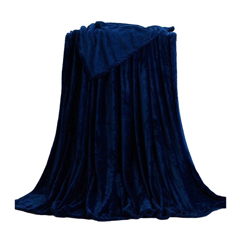 Coperta di flanella coperta semplice divano da viaggio sottile coperta di flanella lavabile In lavatrice morbida e calda In inverno