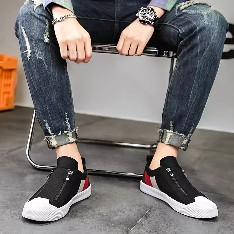 Дышащая сетчатая мужская повседневная обувь на шнуровке, легкая 2024 уличная удобная обувь, Мужская оригинальная холщовая обувь