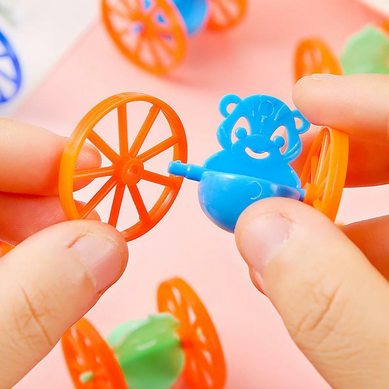 Roly Poly Animal Tumblers Toys For Kids Jigger Wobbler Toy For Newborns 3-12 Month Boys And Girls Birthday Gifts Stocking