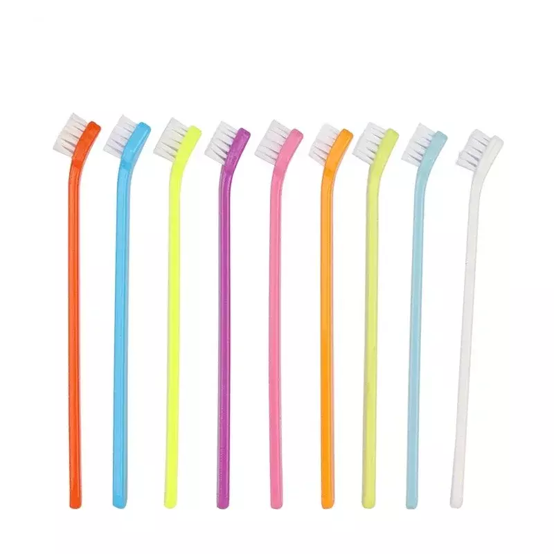 20PCS Dog Toothbrush Soft Nylon Pet Toothbrushes,Cat Toothbrush,Puppy Toothbrush,Dog Teeth Cleaning Kit,Small Breed Toothbrush