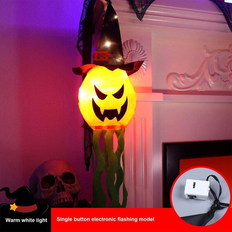 Halloween Pumpkin Wizard Hat Hanging Lantern squisito fantasma appeso fatto a mano per i regali della festa del Festival di Halloween