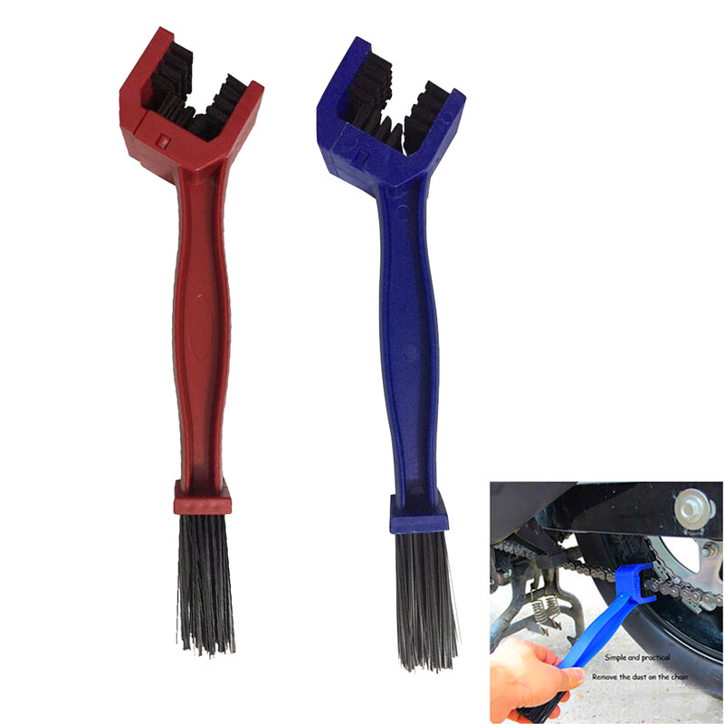 Motorcycle Bicycle Chain Brush Cleaning Brush Electric Car Bicycle Chain Brush Gear Grunge Brush Chain Clean Dirt Cleaning Tool