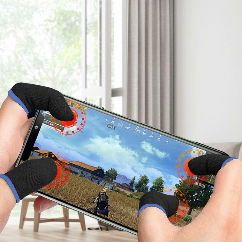 Video Game Vinger Mouwen Duim Mouwen Mobilenonslip Anti-Zweet Carbon Duim Mouwen Voor Touch Screen Elektronica