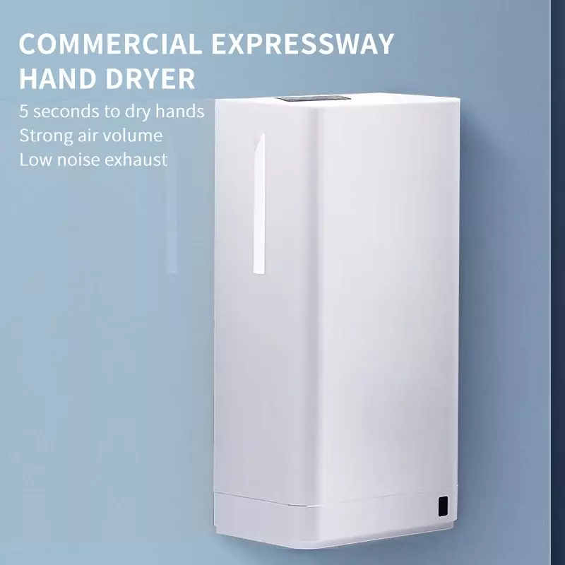 Secadores automáticos de mãos com filtro HEPA, velocidade do jato, vento 90 m/s, banheiro comercial e banheiro