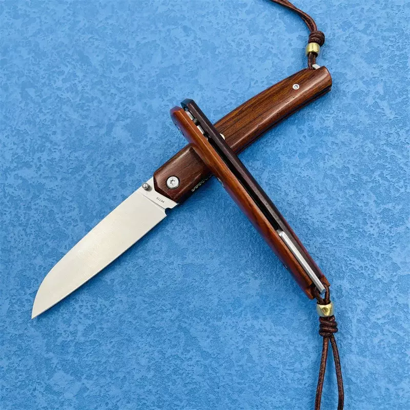Petrified Fish PF719 12C27, стальные складные ножи, искусственная деревянная ручка, инструмент для кемпинга и охоты