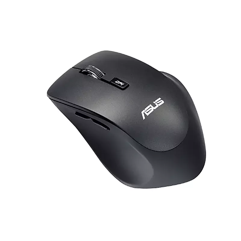 Asus-ratón inalámbrico WT425 Original, Mouse ergonómico para oficina, 2,4 DPI, color negro, RF, 1000/1600 GHz