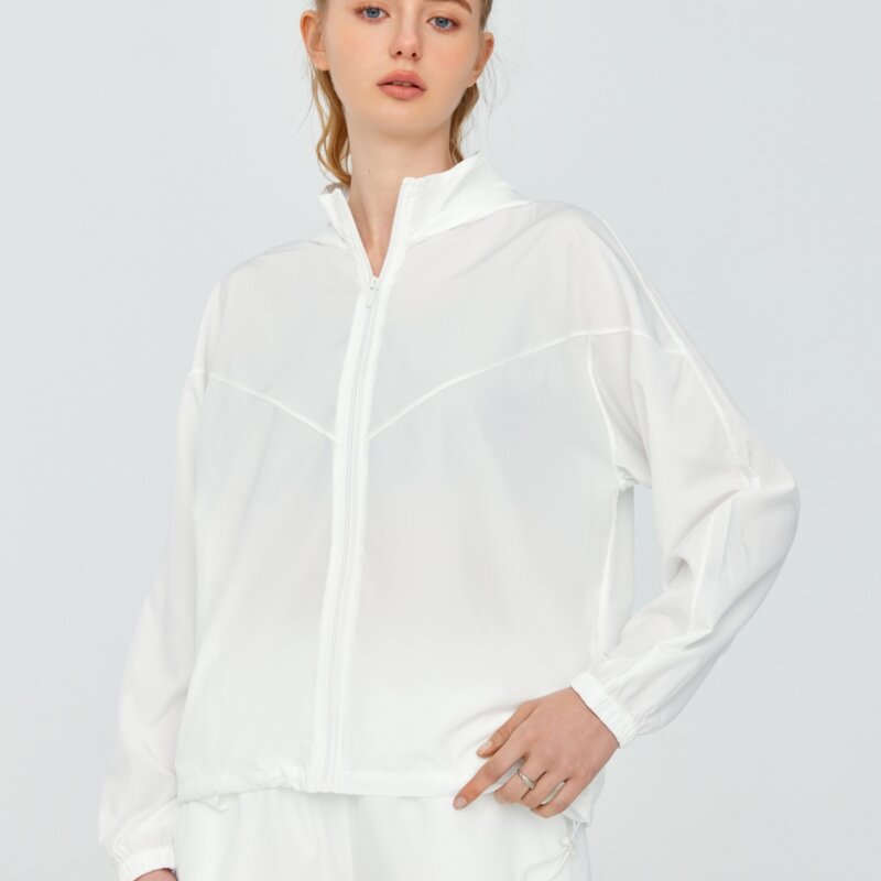 Éventuelles F Ice Skin-Manteau de protection solaire à capuche pour femme, vêtements d'extérieur respirants, léger, imbibé, UPF50 +, degré UV