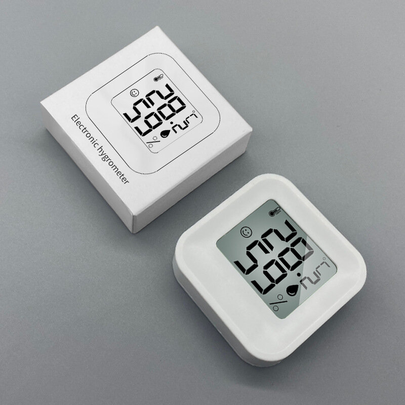 Mini Màn Hình Kỹ Thuật Số LCD Nhiệt Kế Ẩm Kế Trong Nhà Phòng Nhiệt Độ Điện Tử Đo Độ Ẩm Cảm Biến Đo Trạm Thời Tiết Nhà