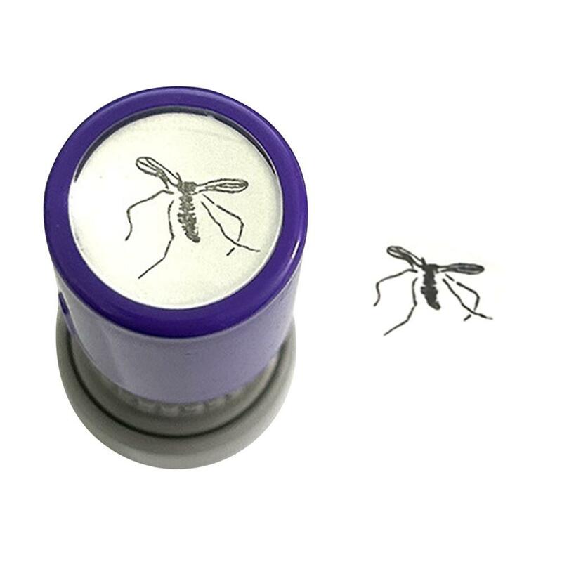 Carimbo mosquito para crianças Auto Ink Stamps Brinquedo infantil Brinquedo complicado Mosquito Stamp Toy