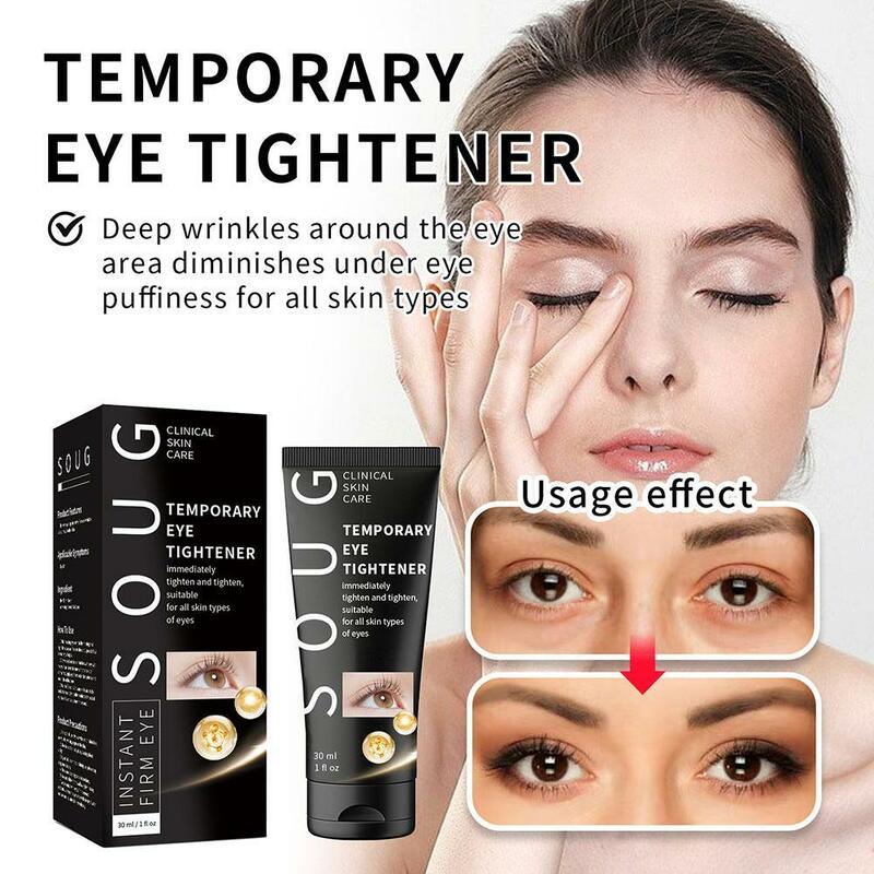 Tensor de ojos instantáneo, crema hidratante antienvejecimiento para el cuidado de la piel, elimina las líneas finas y las ojeras, 30ml