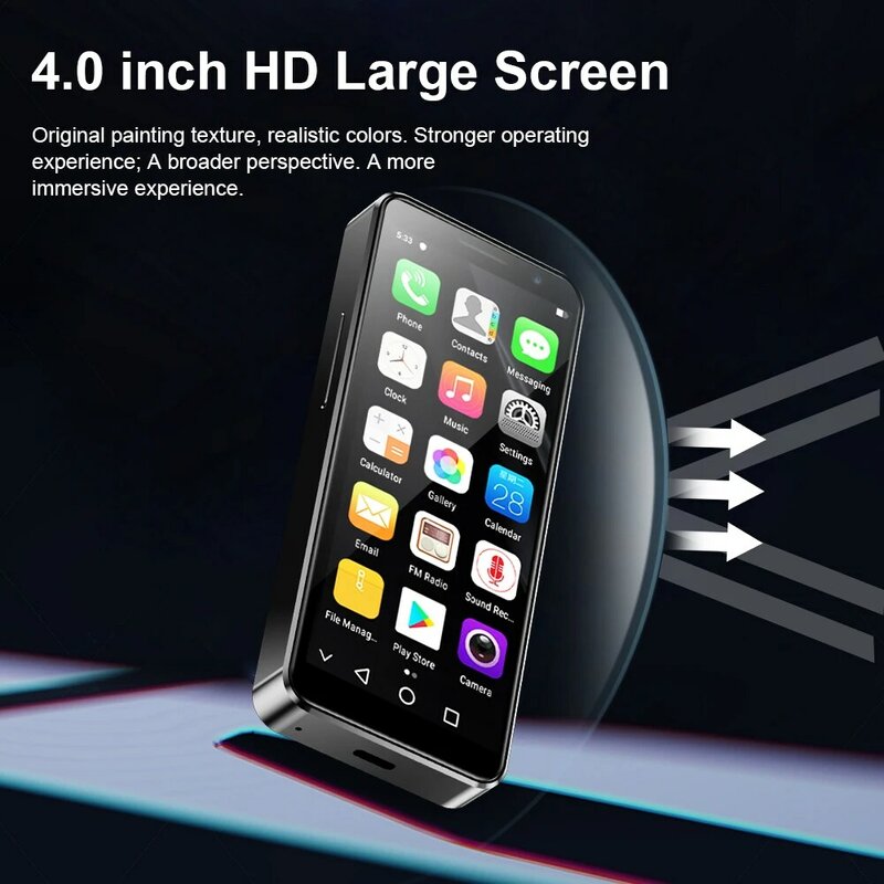 SERVO 16MAX Small Smartphone 4.0 inch HD Screen Android 10 System Power Bank Face Unlock Free Watch Gift Mini Phones Hot Selling