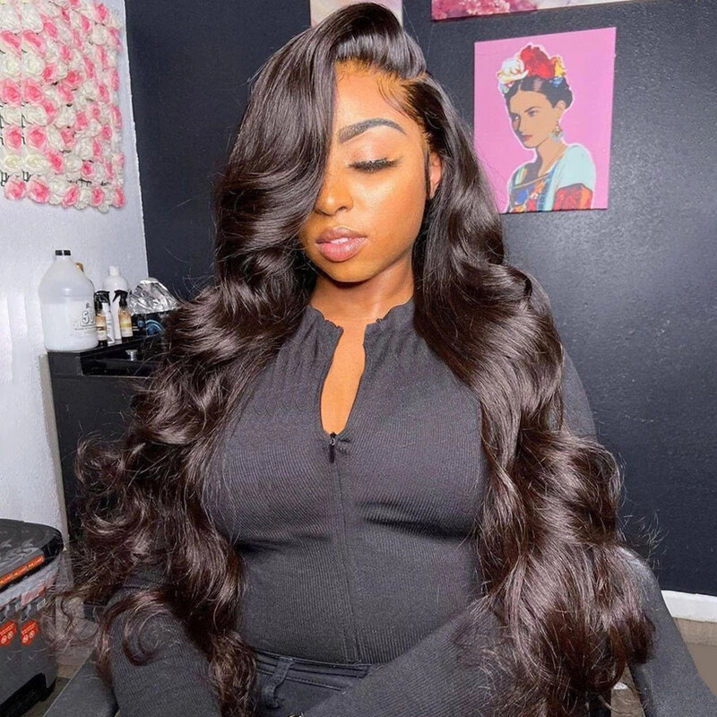 13x4 Body Wave Lace Front Wig Human Hair Wigs For Black Women Brazilian Pre-plucked HD 4x4 5x5 Lace Closure Loose Deep Wave Wigs