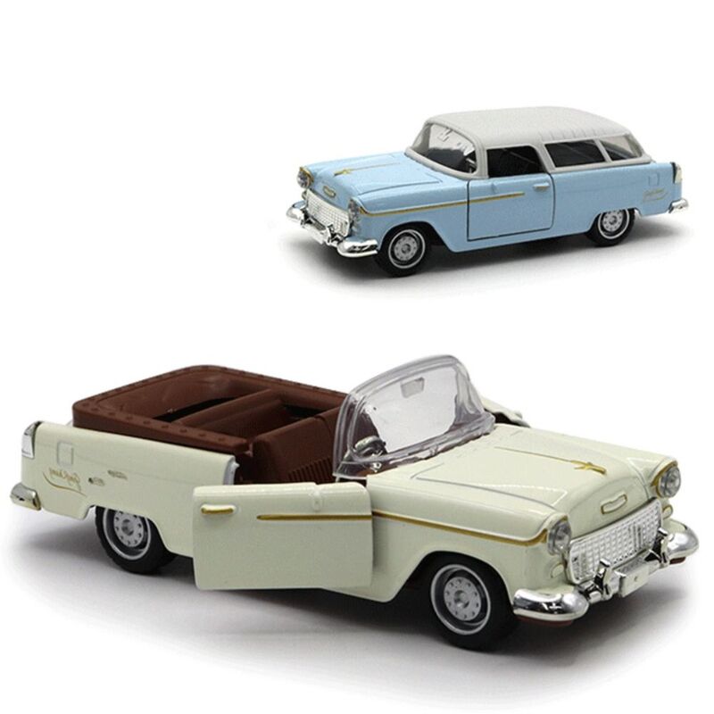 Odlewane Model samochodu zabawka zabawki edukacyjne ze stopu Vintage Pull-back samochód 1:32 Model Retro samochód symulacyjny ozdoby samochodowe