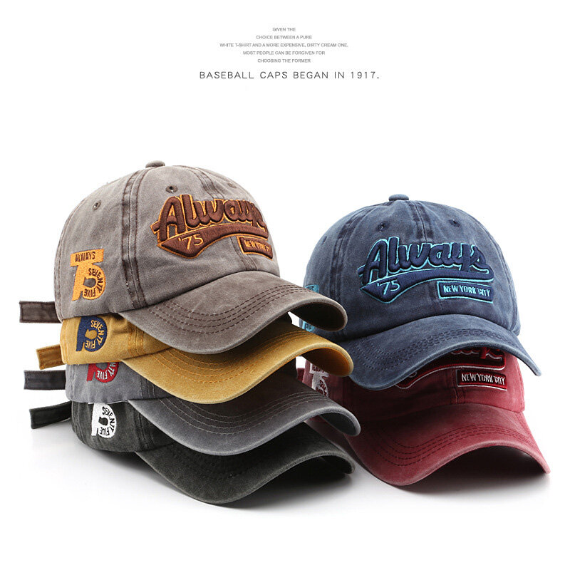 メンズとレディースの野球帽,文字が刺繍された野球帽,ヴィンテージスタイル,ウォッシュドコットン,ユニセックス,ヒップホップスタイル,2022