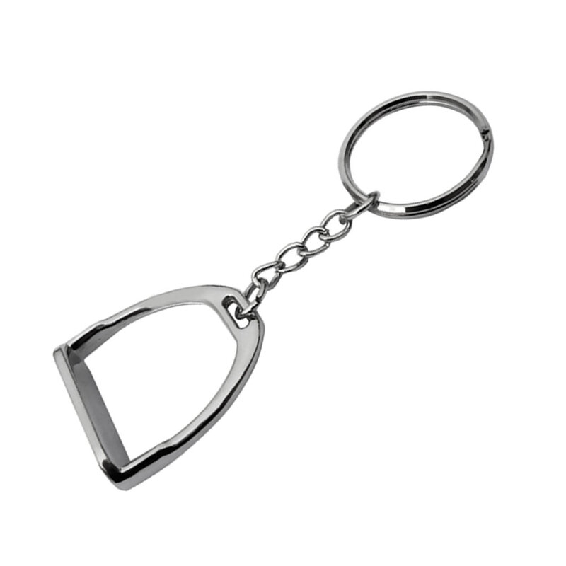 Porte-clés en alliage de zinc, accessoires équestres, 8cm