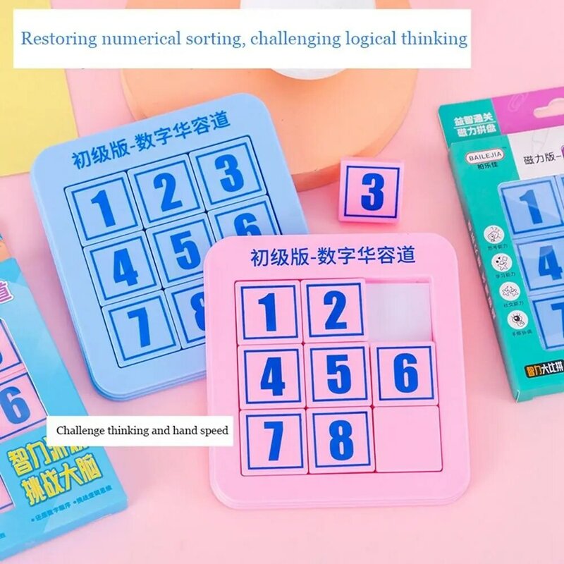 Thinking Logic Preschool Learning Hand-on Ability Math Jigsaw Game 3D Puzzle Geometric Shapes Jigsaw Early Education Toy