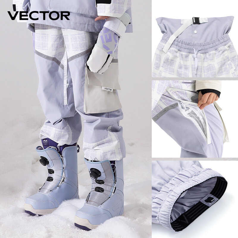 Pantalon de Ski d'hiver pour femme, coupe-vent, imperméable, chaud, pour la neige, le snowboard