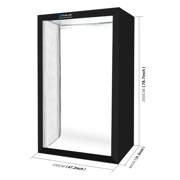 Tente d'éclairage pour prise de vue photo, lumière blanche, boîte de photographie, 200cm, 6 lumières