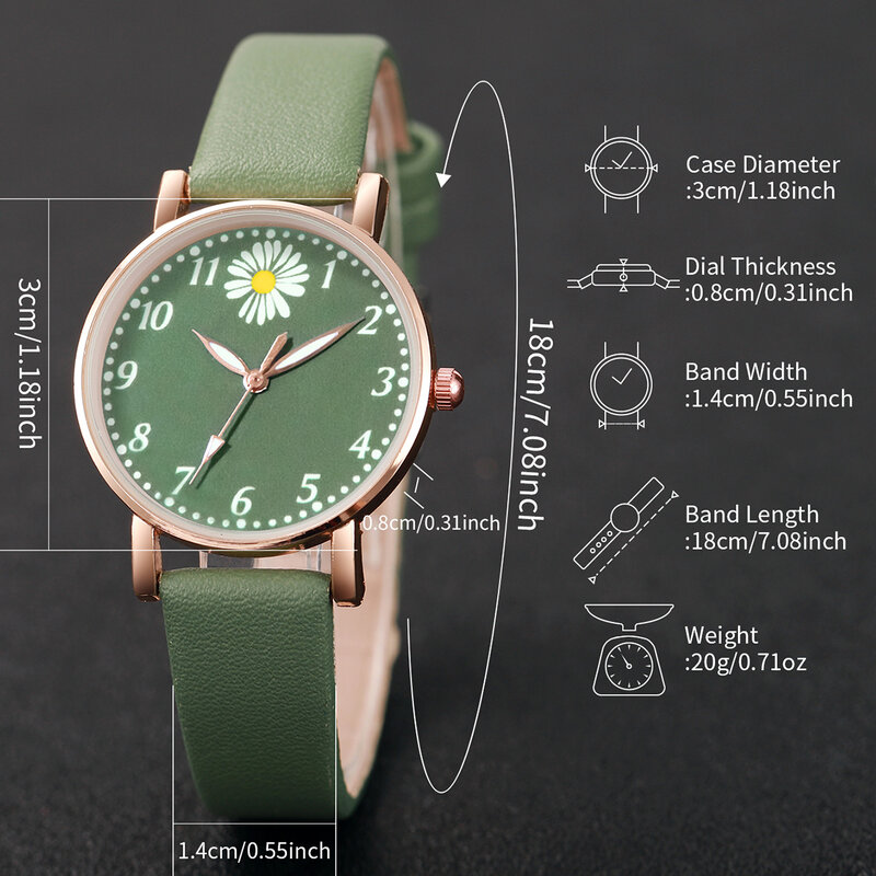 2 шт./комплект, женские кварцевые часы и браслет