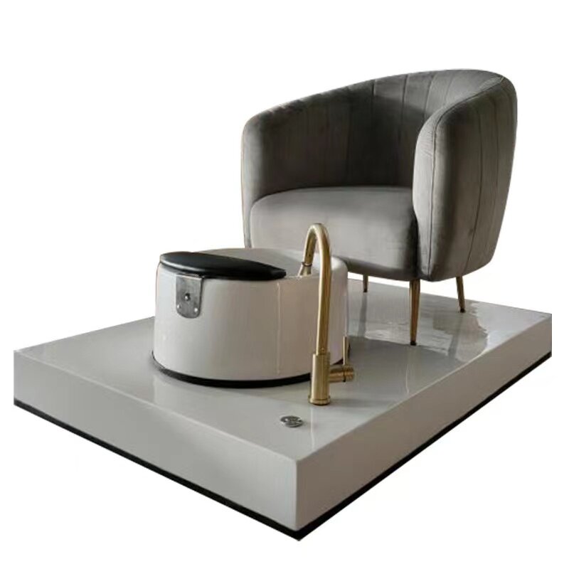 Cadeira moderna luxuosa para manicure e pedicure, mobília do salão