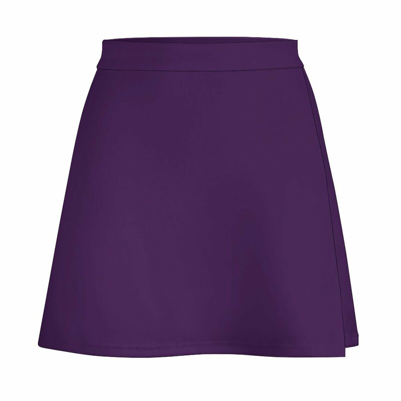 Minifalda romántica para mujer, ropa elegante, lila, lavanda, púrpura real, moda coreana