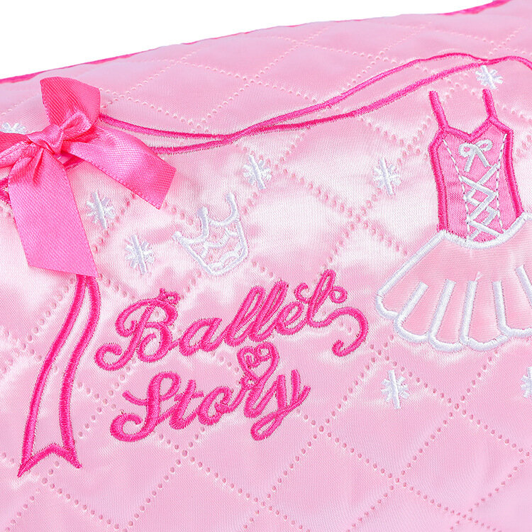 Балетная сумка через плечо для детей и девушек и взрослых, цилиндрическая розовая вместительная сумка-Органайзер для танцев через плечо, латиноамериканских танцев и йоги