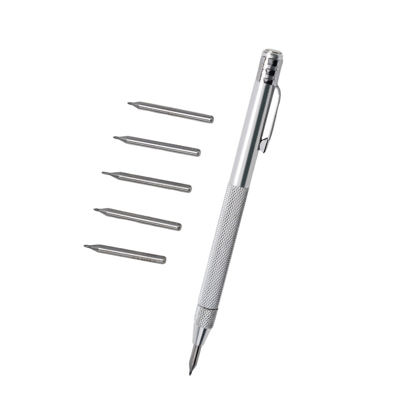14cm Tungsten Carbide Tip Scriber Marking Etching Pen Steel Scriber Marker Glass Metal Wood Carving Scribing Marker Tools