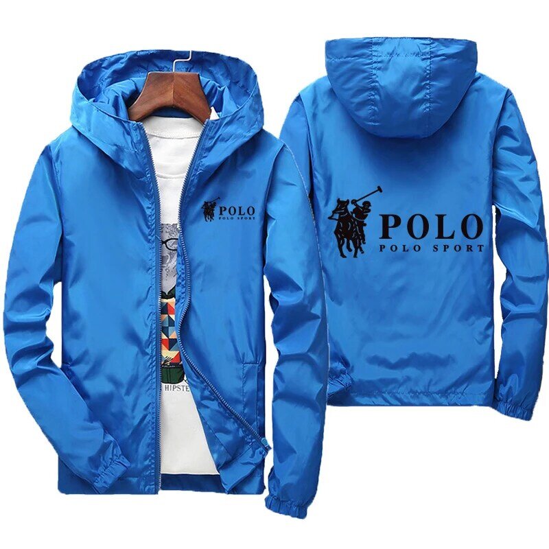 Men's spring/summer hooded jacket outdoor sports jacket, windproof ultra-thin lightweight quick drying jacket outdoor casual top