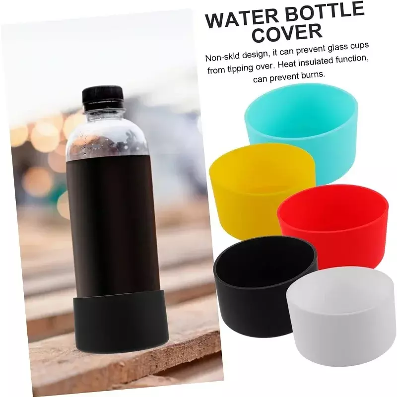 Silicone Water Bottle Boot for Owala 24oz 32oz 40oz, Anti-Slip Protective Sleeve Bottom Bumper Protector for FreeSip,Twist,Flip