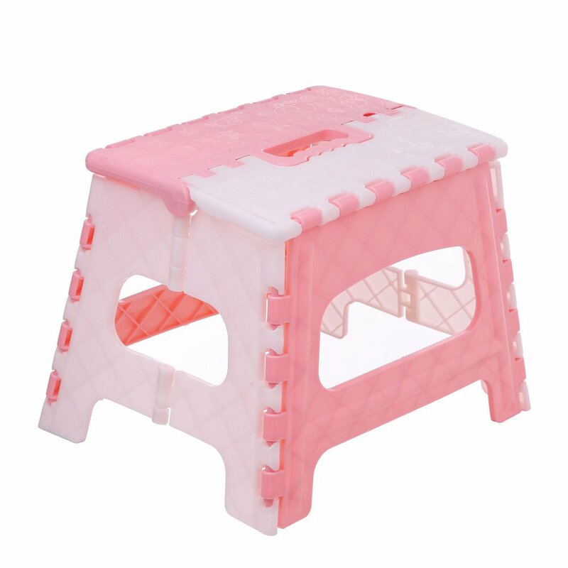 Folding Step Stool Portable Chair Seat For Home Bathroom Kitchen Garden Camping Chair