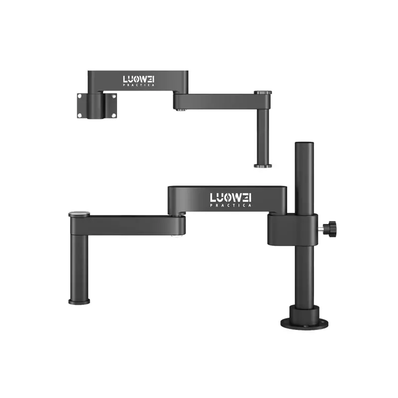 Luowei LW-017 braccio staffa per microscopio rotante universale flessibile pieghevole 360 ° staffa di sollevamento fissa regolabile per forgiatura in metallo