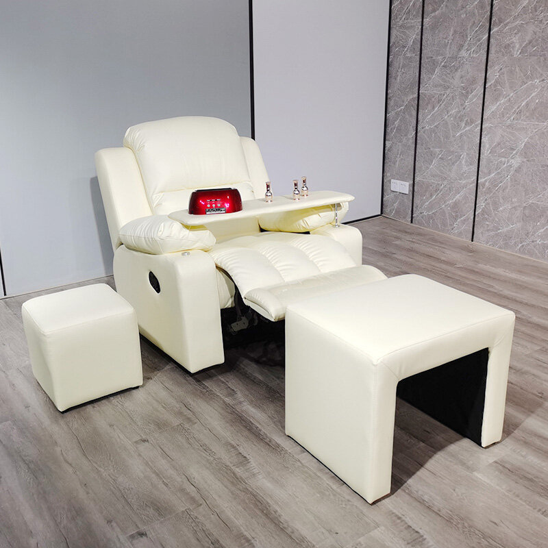 Sillón de masaje Manual para salón, silla de Spa para manicura y pedicura profesional