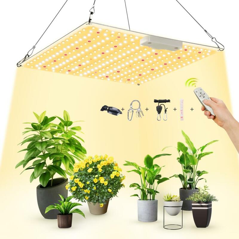 Lampu tumbuh LED 800W 700W 600W dengan Diode Samsung spektrum penuh papan Quantum diam, digunakan untuk rumah kaca tenda tanaman hidroponik