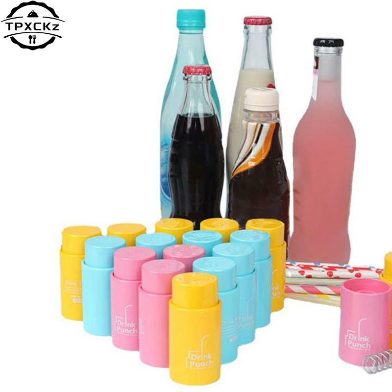 Strumenti apribottiglie perforatore per bevande Mini apribottiglie per trapano ad acqua coperchio per bottiglia apribottiglie per paglia per colore casuale del partito