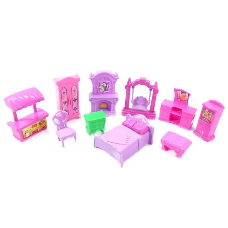 Mini casa decoração brinquedo simulação modelo, mobiliário acessório