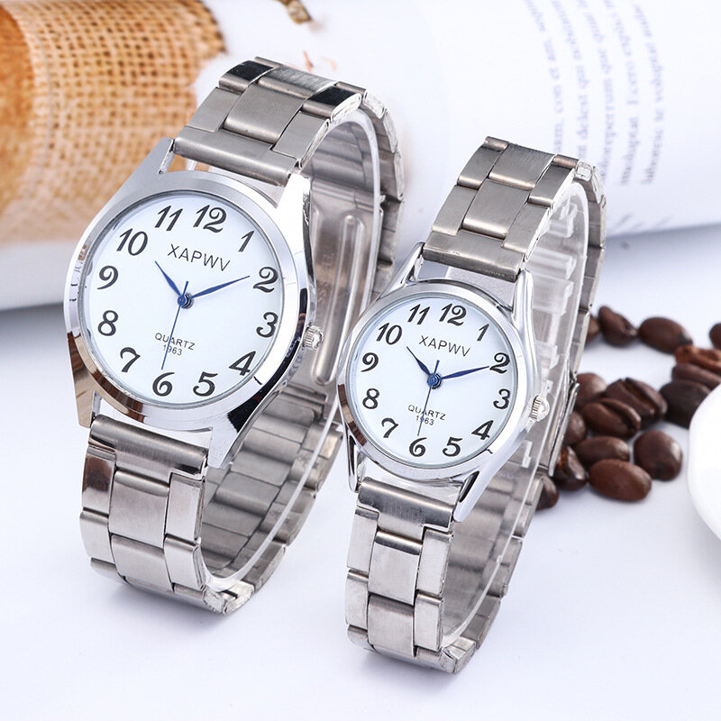 Moda kobiety zegarki mężczyźni biznes elastyczność zegarek kwarcowy męski zegarek Relogio Feminino zegary pary elastyczny zegarek z branzoletką