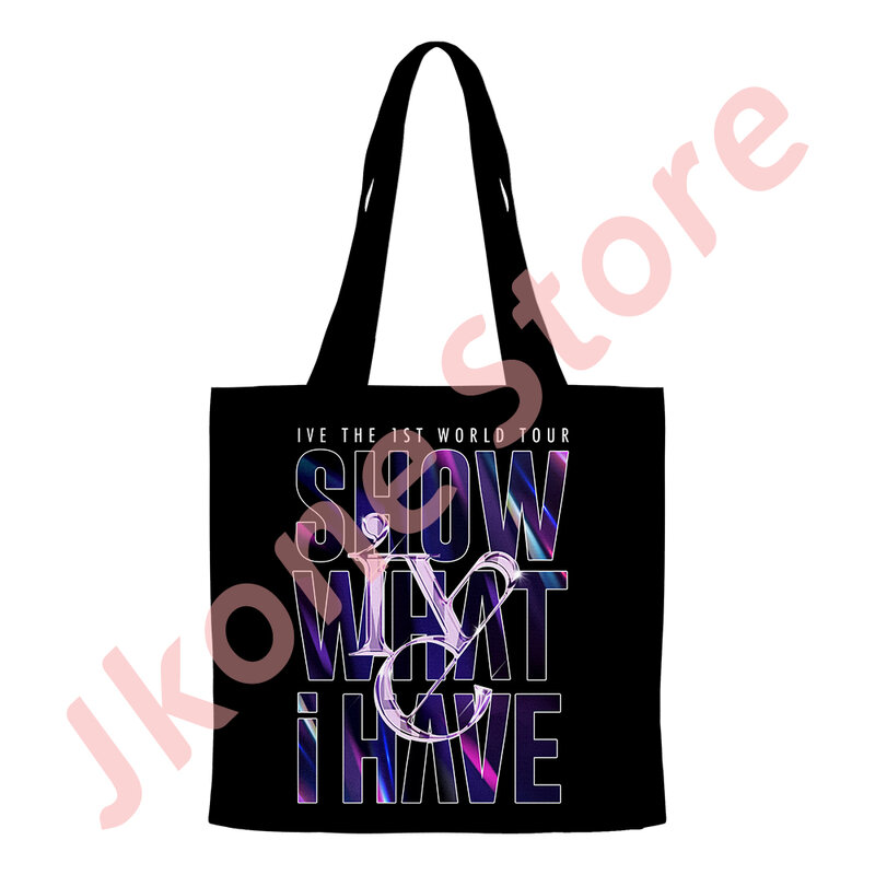 IVE World Tour Show What I Have Merch Shoulder Bags Unisex Fashion Funny Casual New Logo Bags Streetwear