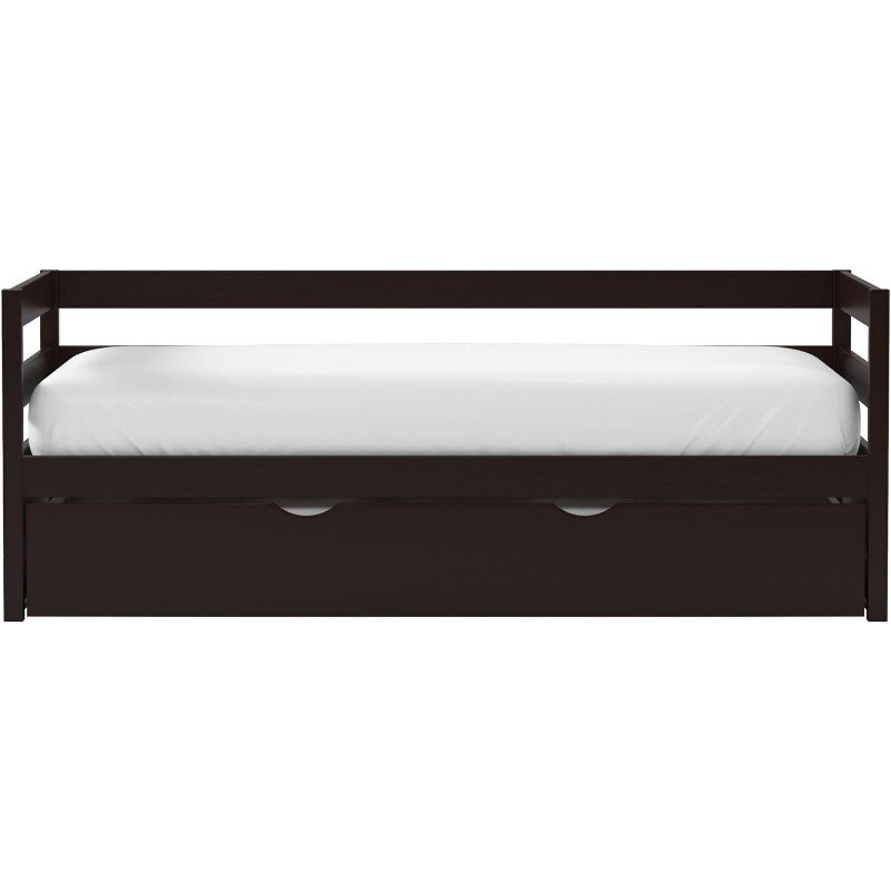 Furniture Caspian Daybed with Trundle, Chocolate