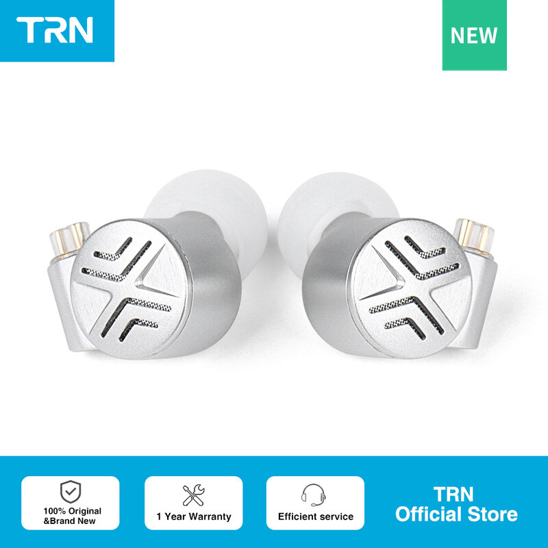 TRN-auriculares híbridos TA1 Max Hi-FI para Xiaomi, audífonos de Metal con bajos, HIFI, 1BA + 1DD Knowles, con soporte de berilio
