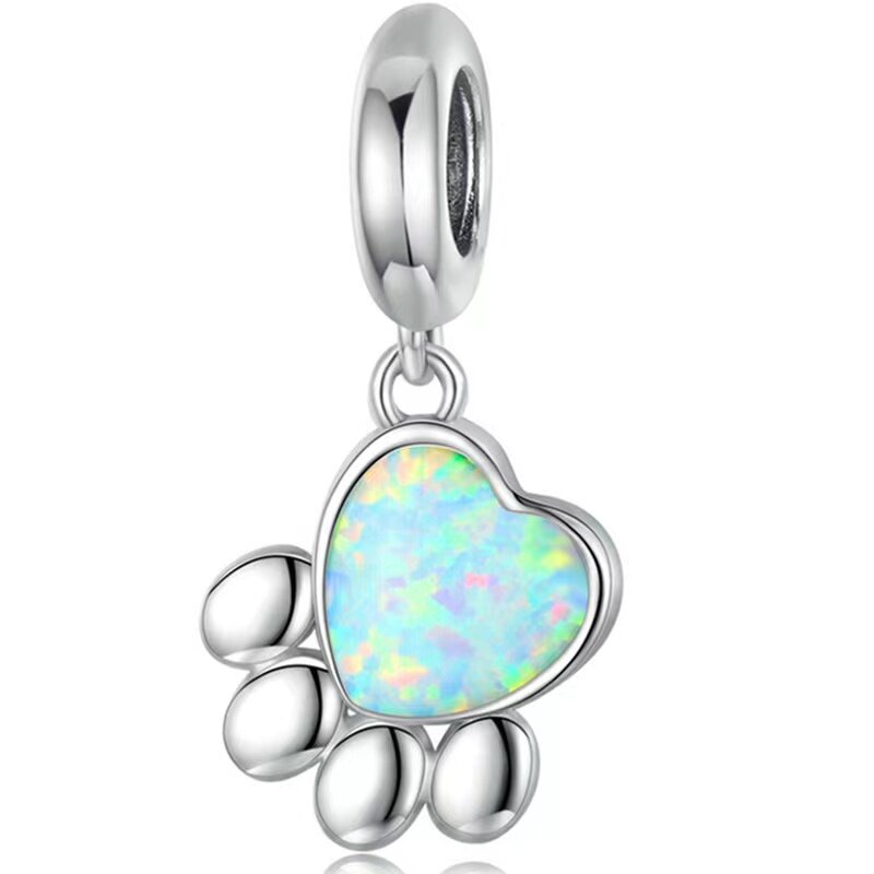 Neue Luxus Perlen Sonnenblume Katze Fußabdruck Anhänger Windmühle bunte Perlen geeignet für original Pandora Frauen Armband Geschenk