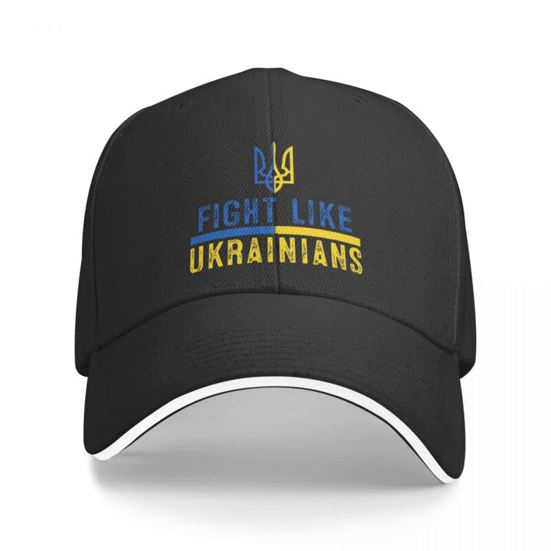 Fight Like Ukrainians Ukraine Multicolor Hat Peaked Women's Cap Personalized Visor Outdoor Hats