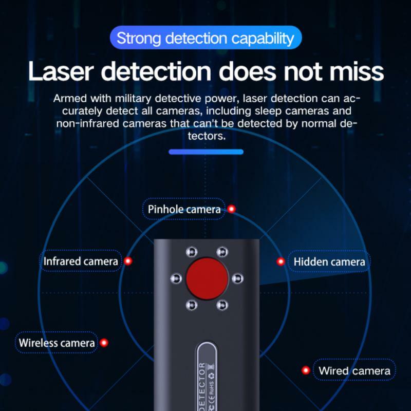 Portable Hotel Anti- Camera Detector Prevent Monitoring Wireless Signal Detector Car GPS Locator Tracking Detection