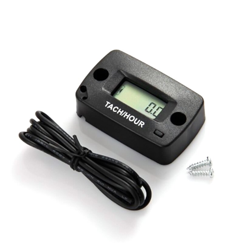 AU05 -Digital Waterproof Inductive Engine Tachometer Used For Motorcycle ATV Marine Boat Generator Chainsaw Glider Outboard