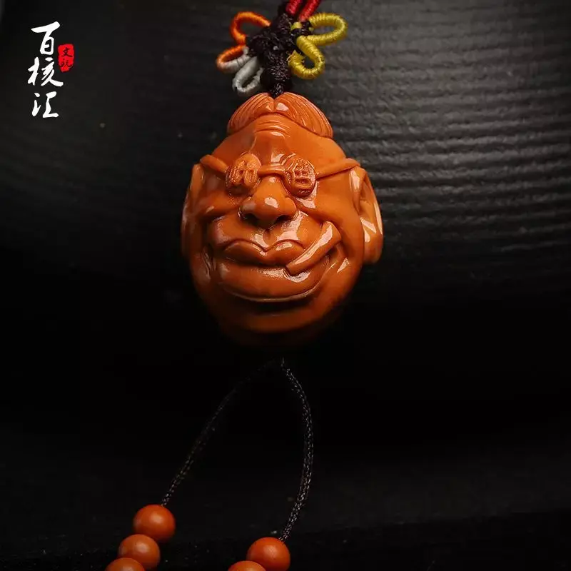 Olive Nuclear Single Seed Back Cloud Waist Bead Pendant Mobile Phone Nuclear Carving Grain Men's And Women's Guanyin Buddha Hand