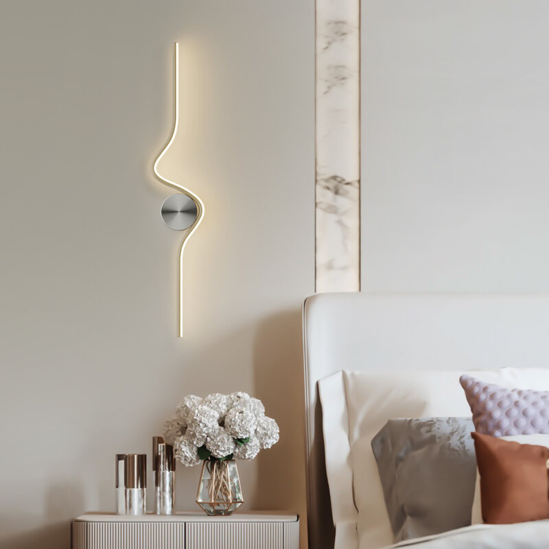 Lampu Dinding LED, lampu dinding ruang tamu, Modern 2023, latar belakang LED, lorong, perlengkapan pencahayaan, dekorasi rumah