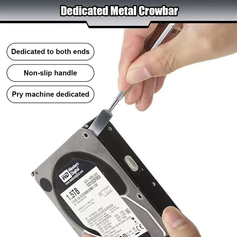Oauee-Universal Mobile Phone Repair Tool Set, Metal Desmontar Crowbar, Aço Pry Ferramenta De Mão